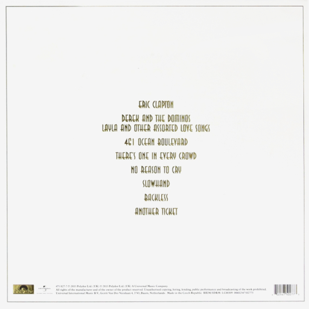 Eric Clapton / The Studio Album Collection 1970-1981 (9LP)