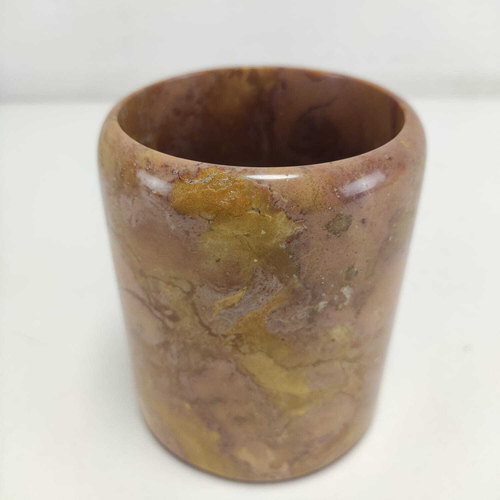 Стакан из мрамора Red MC-6197