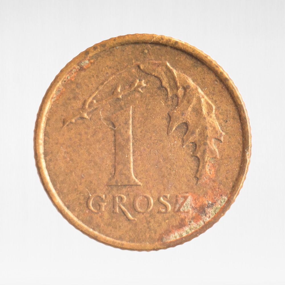 Poland, 1 Grosz, 1995, VF
