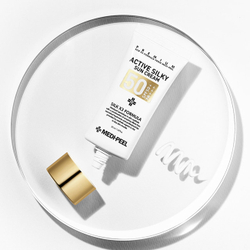 Medi-Peel Active Silky Sun Cream 2.0 солнцезащитный крем с комплексом пептидов и шёлка