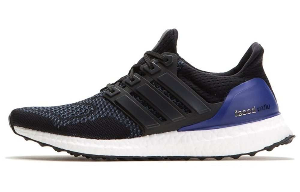 Кроссовки Adidas Ultraboost 1.0 Boost Og Black Gold Purple (Женская размерная сетка)