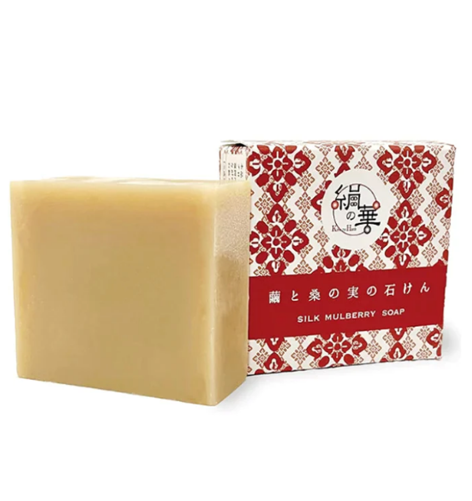 Натуральное мыло для лица и тела с фиброинами шелка Tomioka Silk + сеточка в подарок!