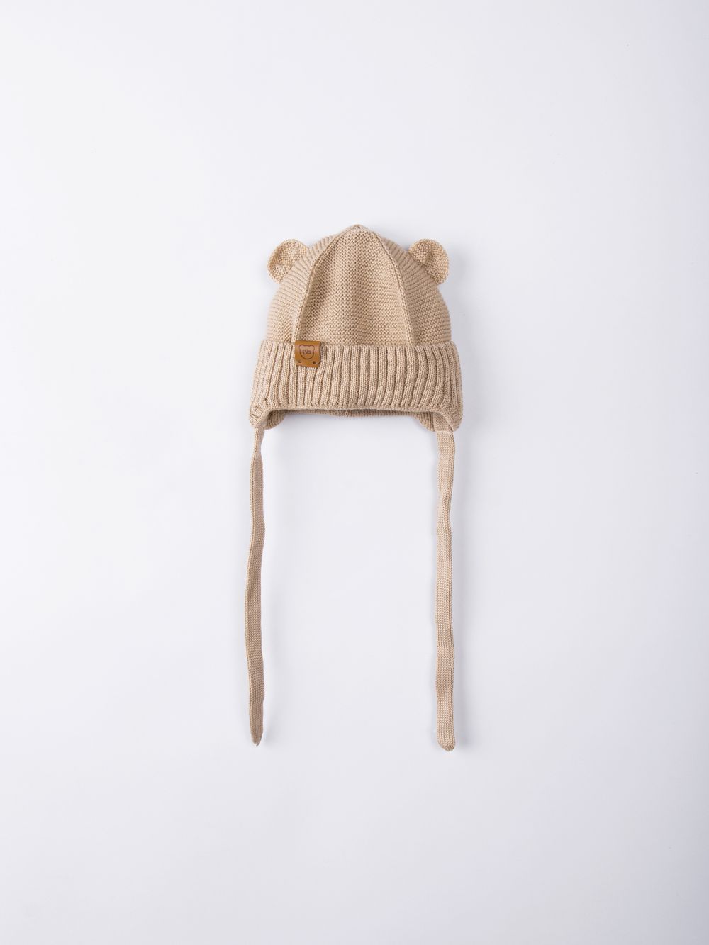 Шапка хлопковая однослойная "Топленое молоко" 0+