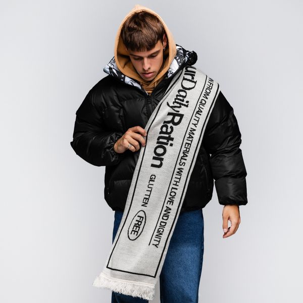 Шарф QG Reversible молочный - фото 2