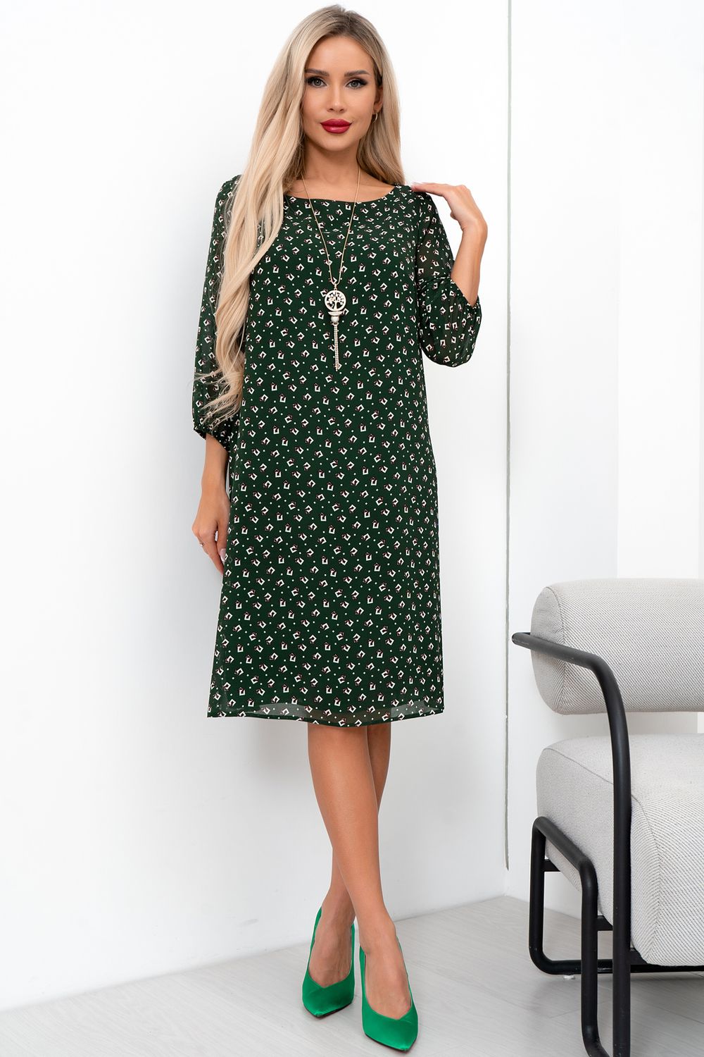 Платье Энджи (зеленый) Р11-2015/2 Nikol
