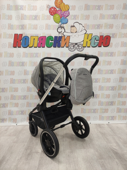 Коляска модульная MOWBABY Zoom Silver Grey