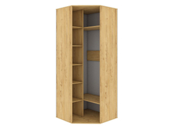 Бруно Шкаф угловой Дуб Вотан / Серый графит