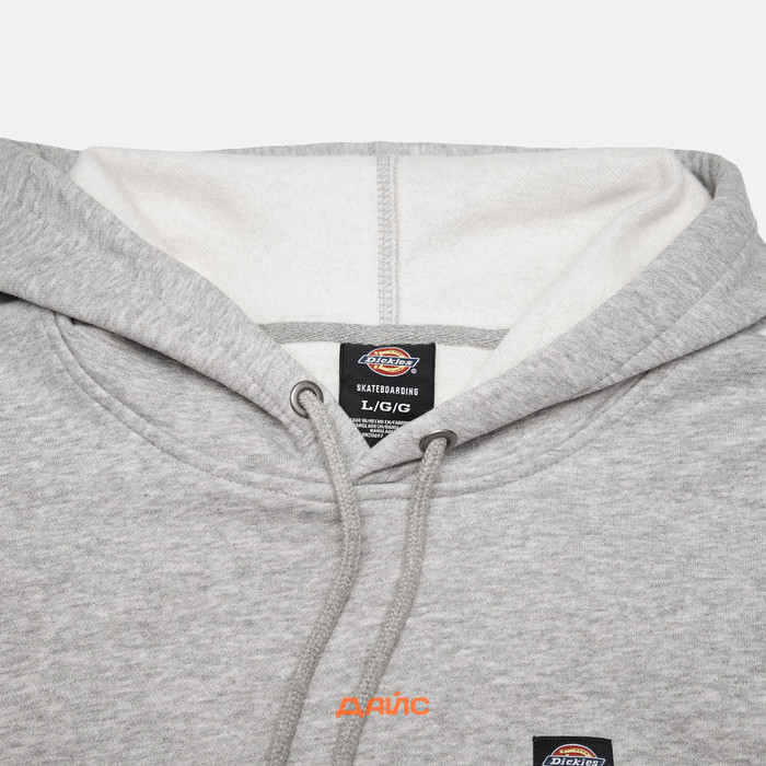 Толстовка мужская Dickies Skateboarding Logo Hoodie  артикул:TWSK0_grey - купить в магазине Дайс