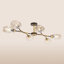 Citilux Монтана CL117165 Люстра на штанге Чёрная