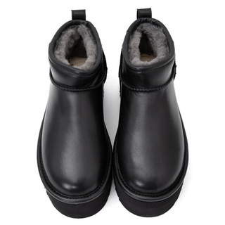 Ugg Classic Ultra Mini Platform Leather Black