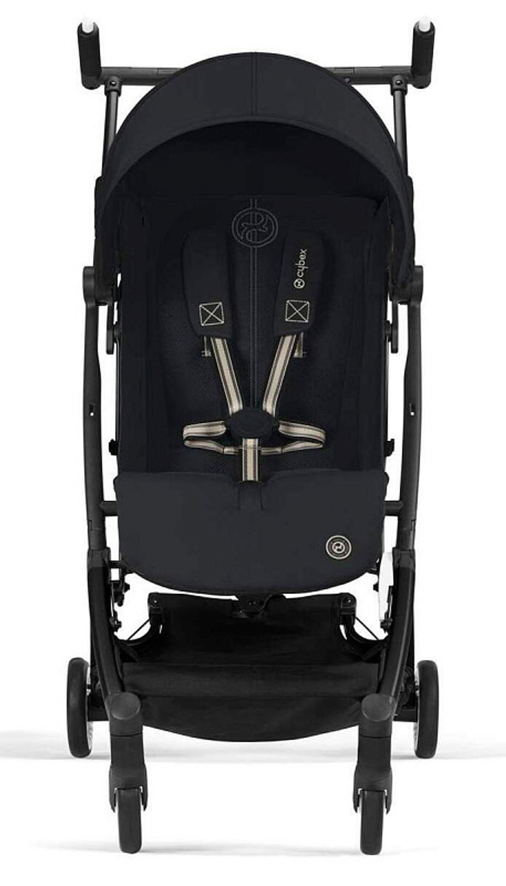 Прогулочная коляска Cybex Libelle BLK Magic Black с дождевиком и бампером
