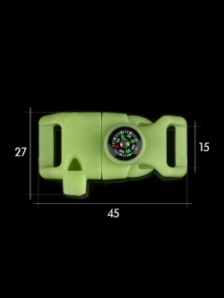 Фастекс со свистком, огнивом и компасом