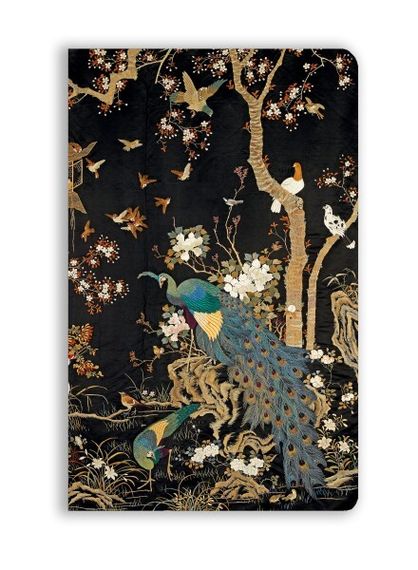 Bloknot \ Блокнот\ Notebook Ashmolean Museum: Embroidered Hanging with Peacock (Soft Touch Journal