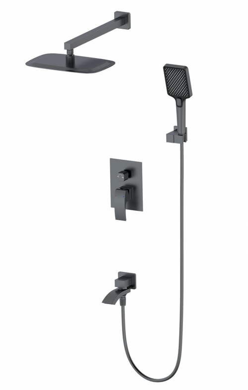 Душевая система встраиваемая WONZON & WOGHAND FIT, Темный графит (WW-88939009A-BGM)