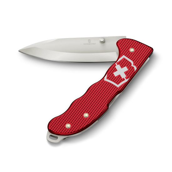 Нож Victorinox 0.9411.D20 Evoke Alox Red с клинком из стали 1.4116, рукоять Оксидированный алюминиевый сплав Alox (Aluminium Oxide)