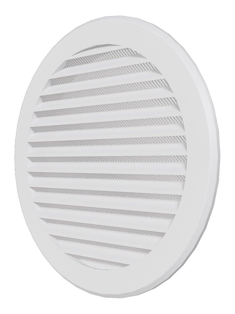 Решетка вентиляционная РКС фланец D160 сетка D196 пластик ERA