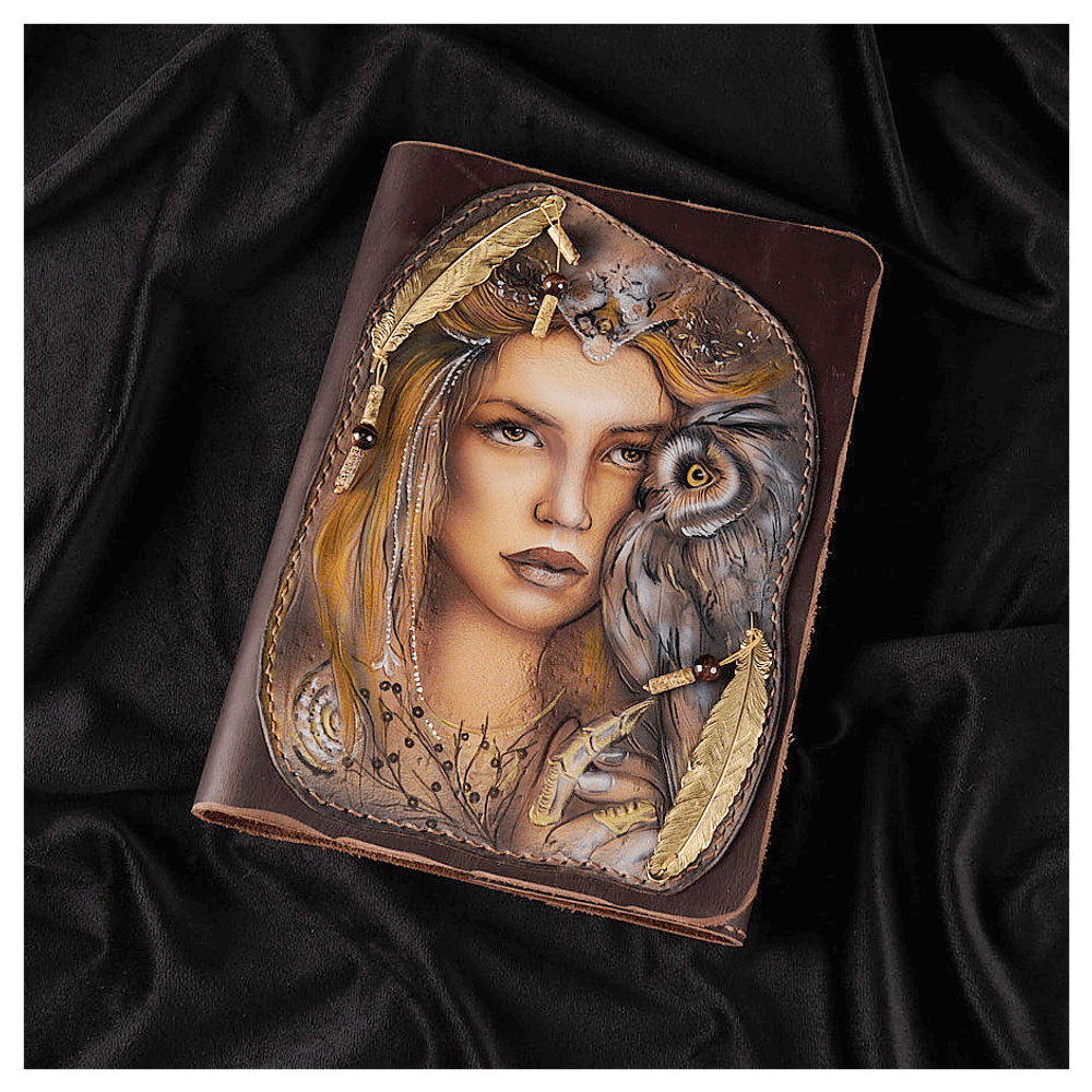 Кожаный ежедневник «Шаманка»