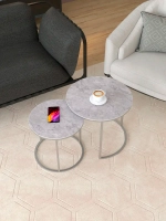 Комплект журнальных столов Акцент - керамогранит 201SLBAGKER