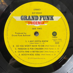 Винтажная виниловая пластинка LP Grand Funk Phoenix (Japan 1973) (No Obi)