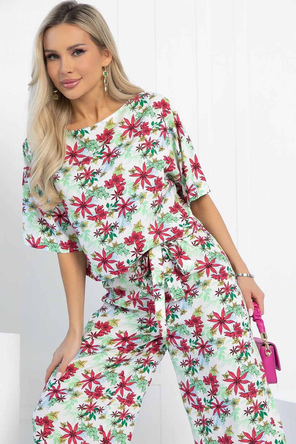 Костюм Летняя прогулка (белый) К12968-8М LT Collection