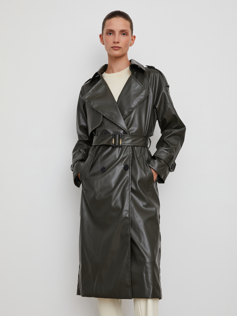 Тренч Police Khaki