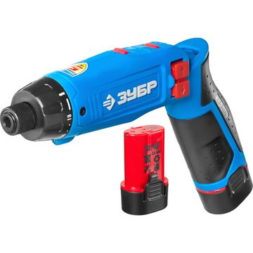 Аккумуляторная отвертка "ЗУБР" ЗО-7,2-Ли КН