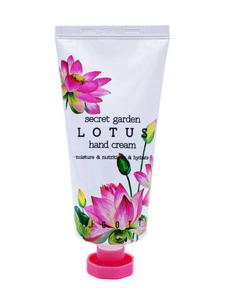 Крем для рук с экстрактом лотоса JIGOTT Secret Garden Lotus Hand Cream 100 мл