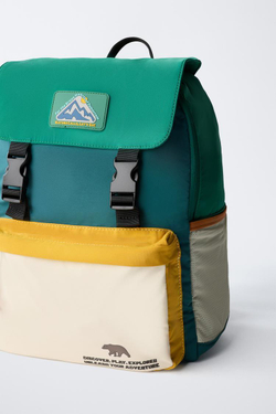 ZARA ПОХОДНЫЙ РЮКЗАК, РАЗНОЦВЕТНЫЙ