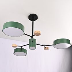 Люстра На Штанге Meade 4 Lamps Green By Imperiumloft