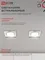 Светильник встраиваемый GX53R-glass SMR под лампу GX53 КВАДРАТ зеркальный IN HOME