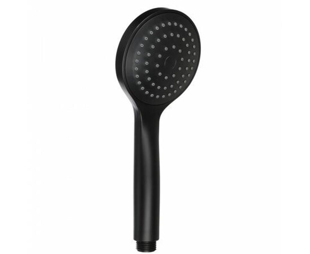 Лейка для душа, RAIN, 1 режим, 100 мм, черная