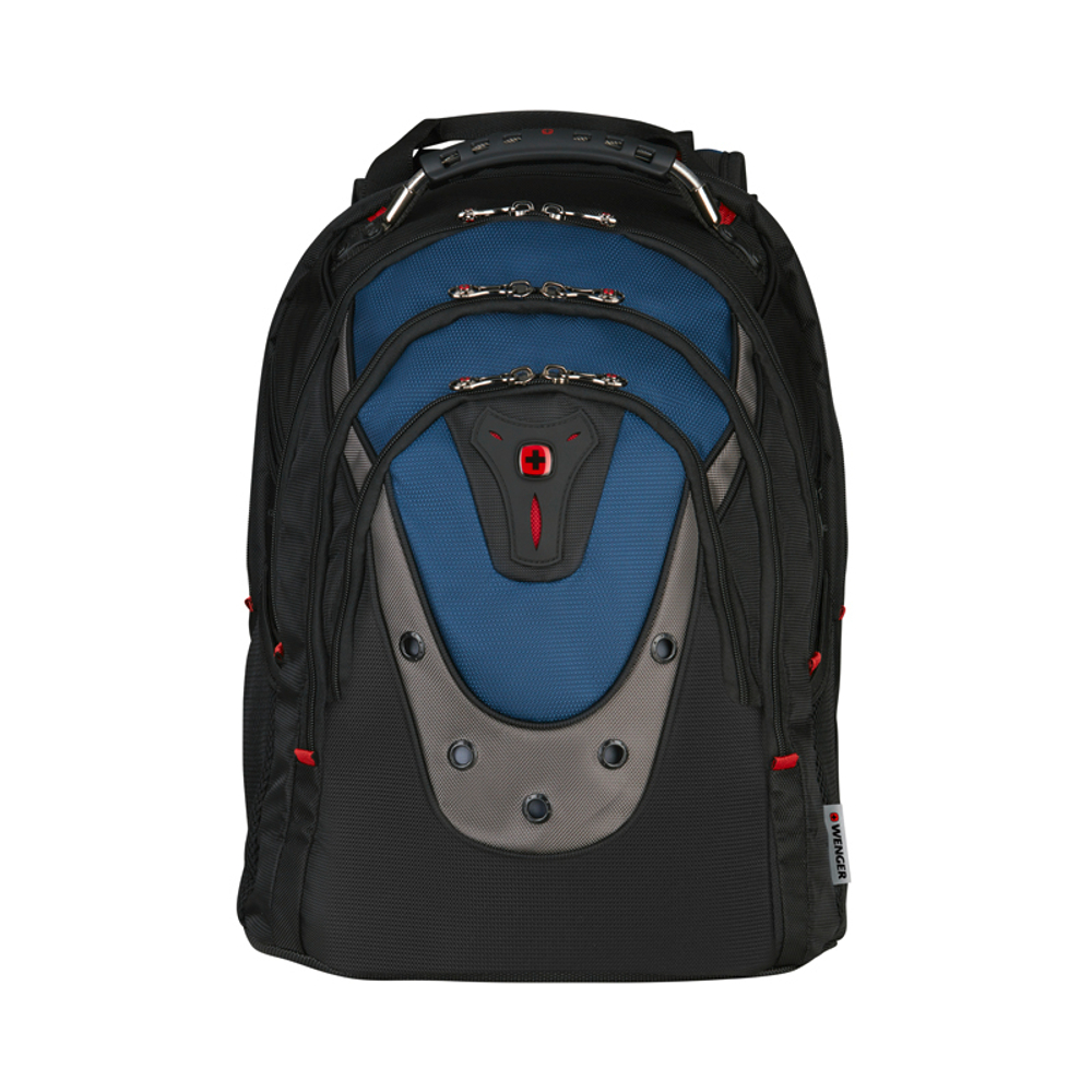 Городской рюкзак чёрно-синий 23 л WENGER Ibex 600638