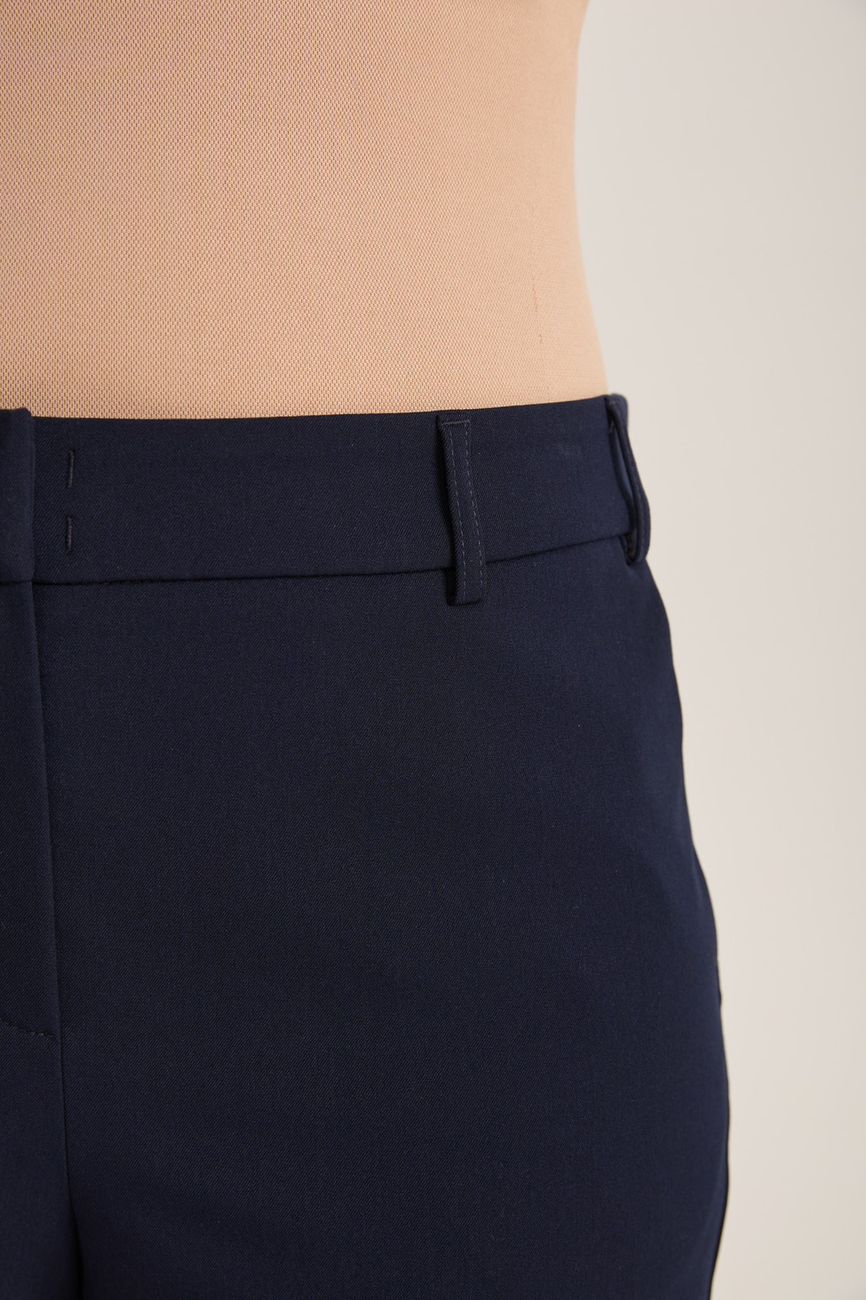 Брюки классические, темно-синий