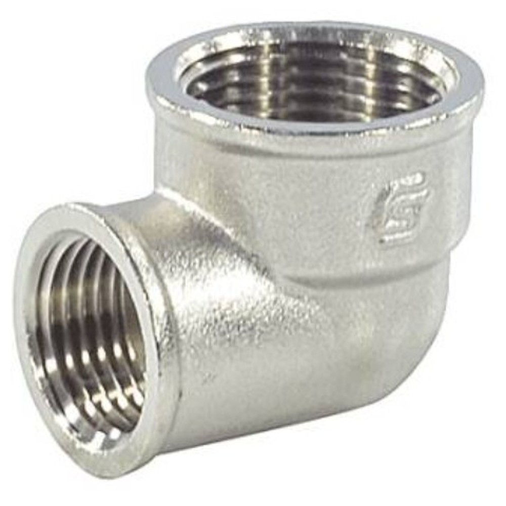 Угольник SantechSystems лат перех Ду25х20 м/м никель