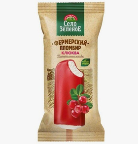 Эскимо КЛЮКВА Село Зеленое 70г