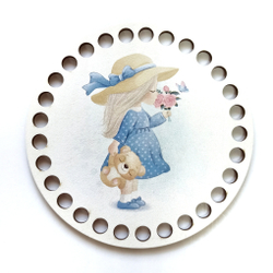 Донышко Принт Детское 12см Девочки в ассортименте