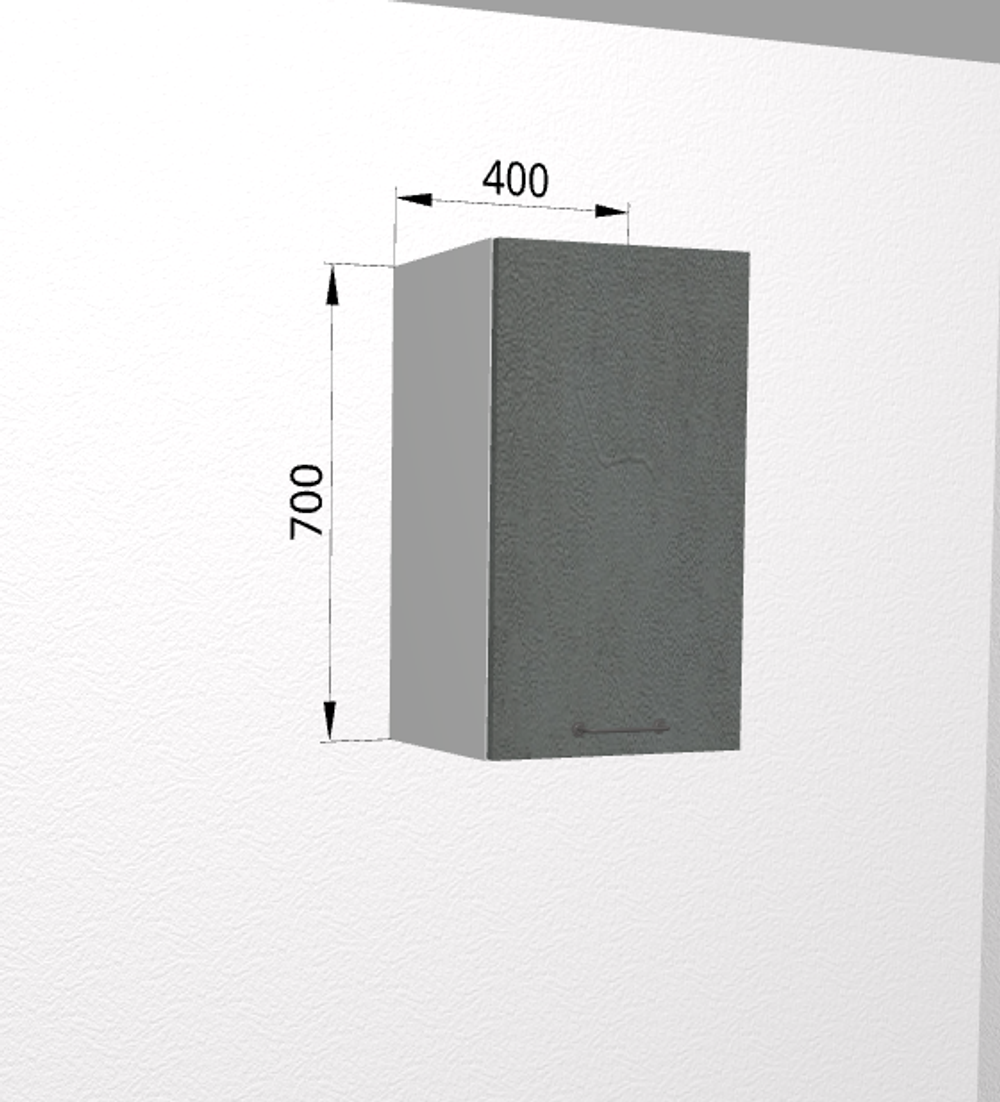 Лофт Бетон темный П 400