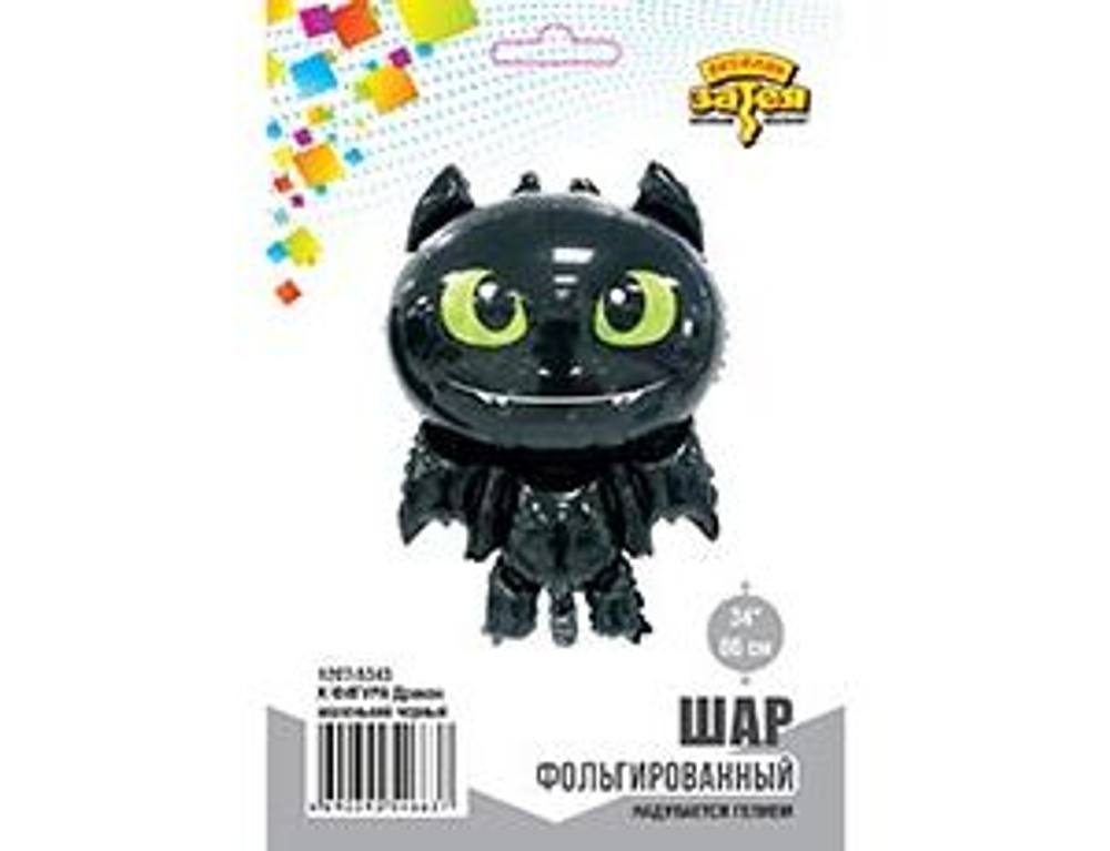 К ФИГУРА Дракон маленький черный