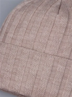 Шапка бини зимняя вязаная