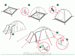 Палатка Alexika Tower 4 plus