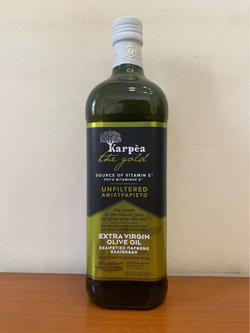 Оливковое масло нефильтрованное Karpea the Gold Unfiltered Extra Virgin 1 л, Греция