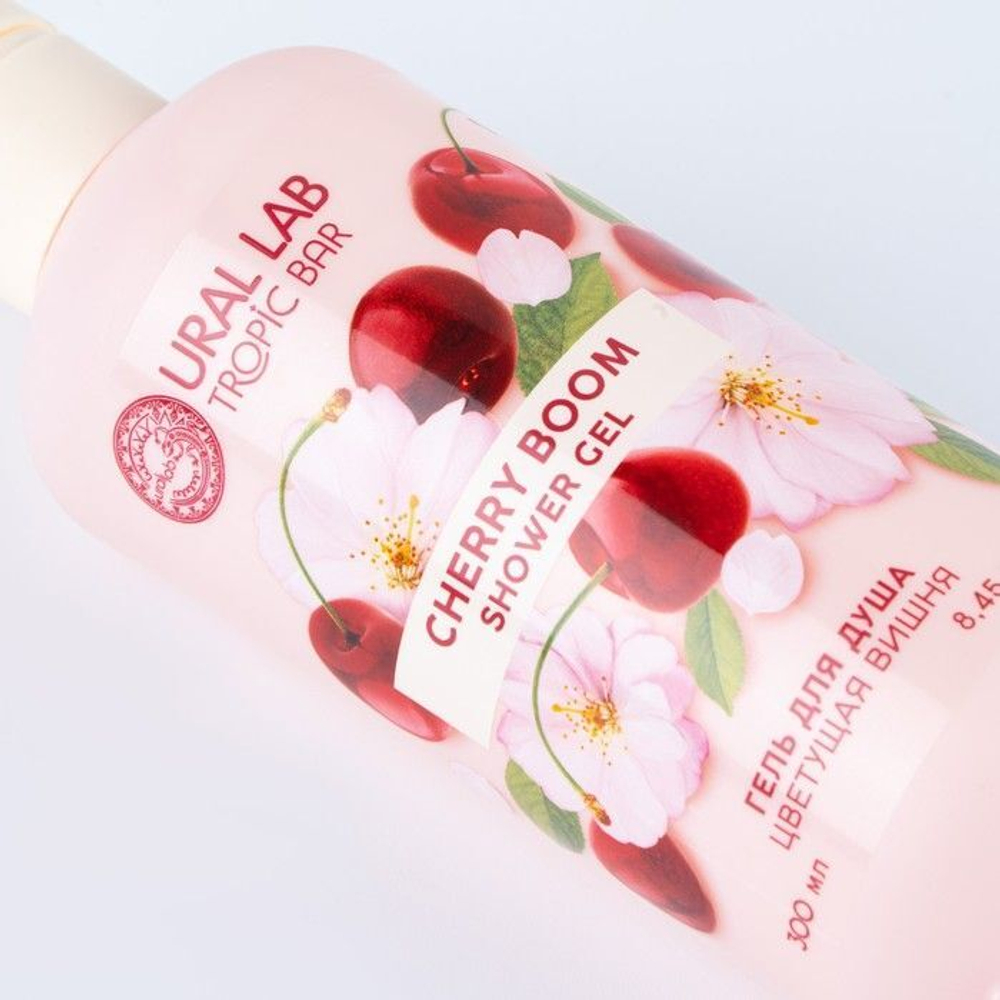 Гель для душа TROPIC BAR с ароматом цветущей вишни - 300 мл.