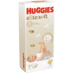 Детские подгузники Huggies Elite Soft размер 4 54 шт. 8-14 кг.