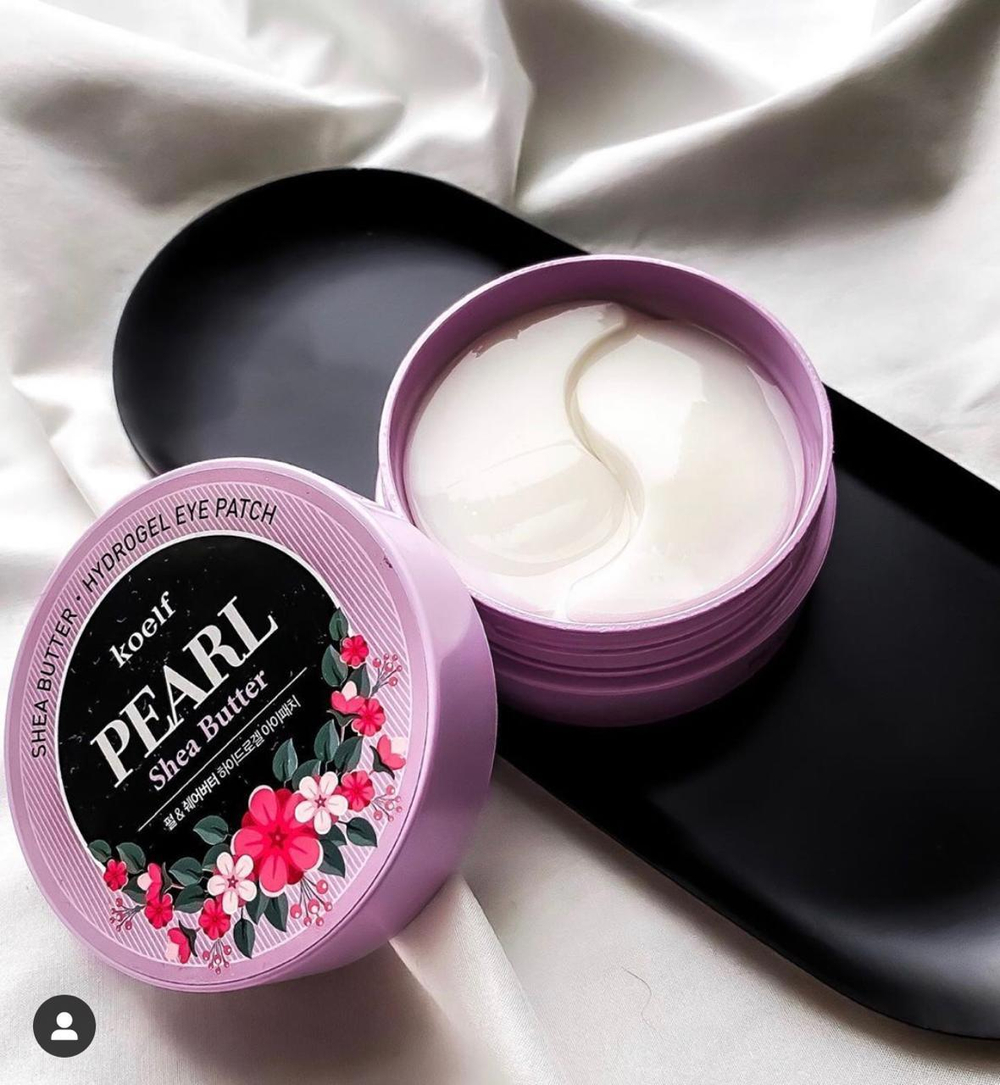 Koelf. Гидрогелевые патчи для глаз Pearl & Shea Butter Eye Patch