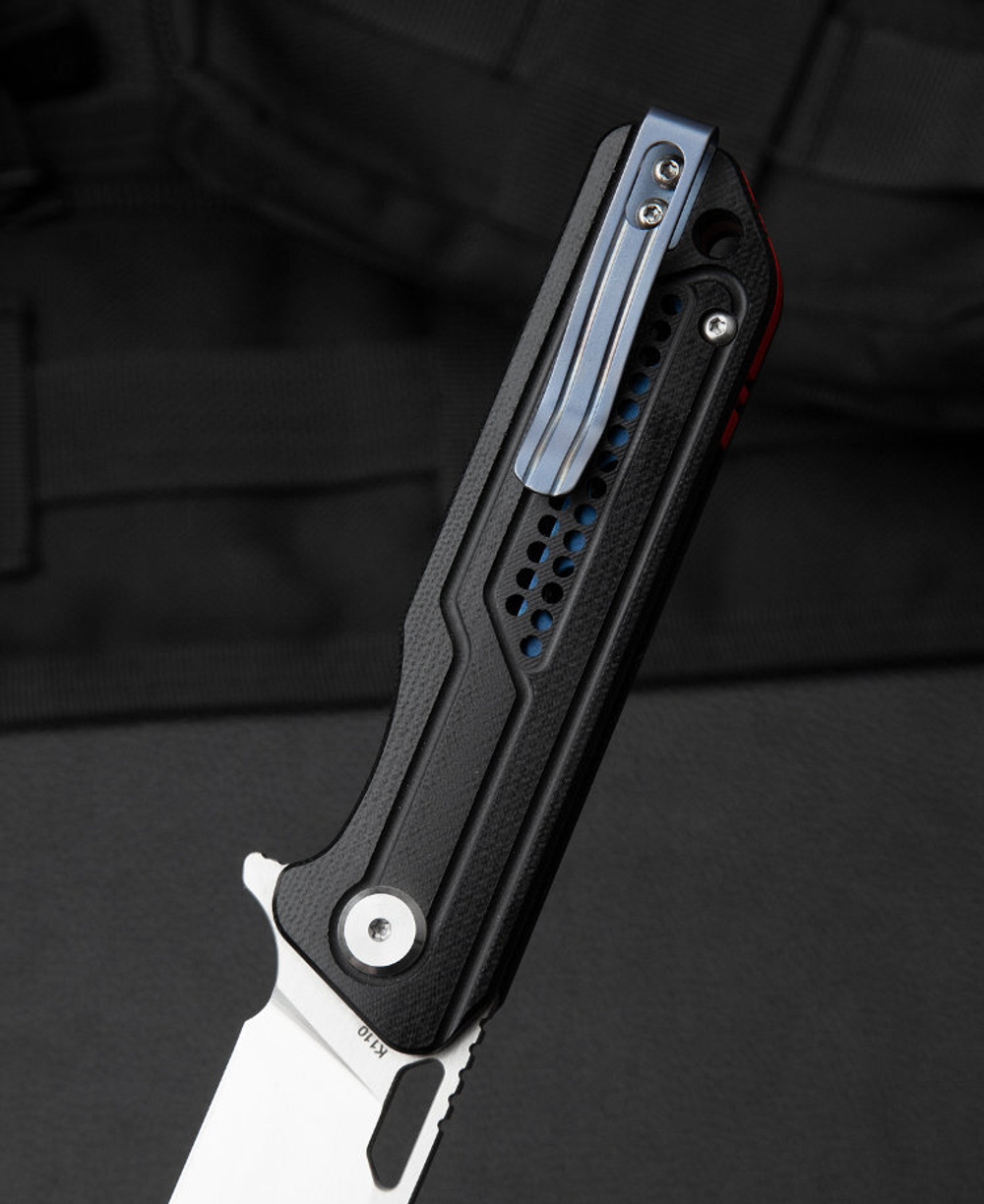 Нож складной Bestech knives BG35A-1 CIRCUIT BLACK G10