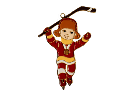Елочная игрушка Хоккеист
