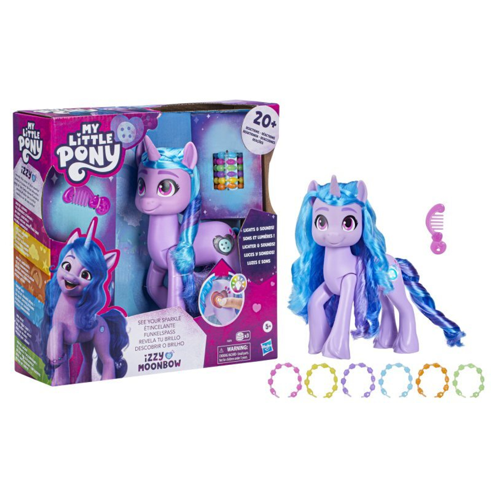 My Little Pony - Пони Иззи с блестками Свет и звук набор F3870