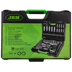 Набор инструментов 108пр.1/4''1/2''(6гр.)(4-32мм) JBM 54037