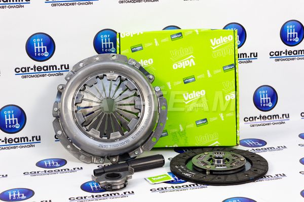 Сцепление в сборе "Valeo" на ВАЗ 2108-099, ВАЗ 2110-2112, 2113-2115 16кл., 1,5л, Лада Приора, Гранта, Калина 16кл., 1,6л под кулисную КПП (арт.826222)