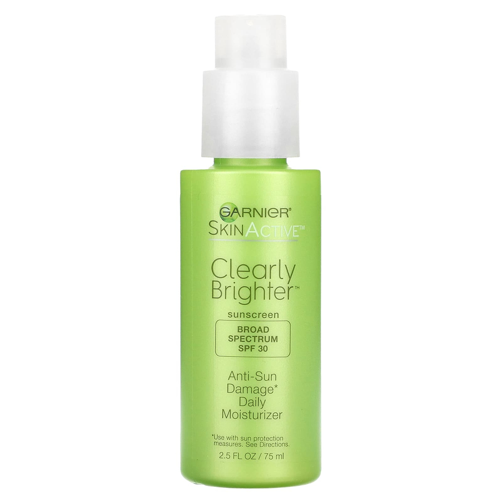 Garnier, SkinActive, ежедневное увлажняющее средство против повреждений от солнца, SPF 30, 75 мл (2,5 жидк. унции)